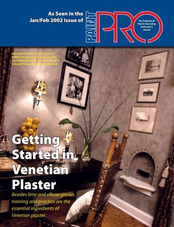 Getting Started in Venetian Plaster - Sepp Leaf Products, Inc.