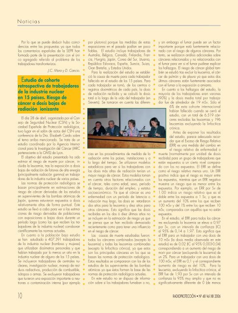 NÂº 48 â¢ Vol. XIII â¢ 2006 - SEPR