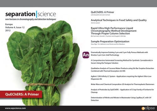 Screening Method for 30 Pesticides in Green Tea  - Thermo Fisher