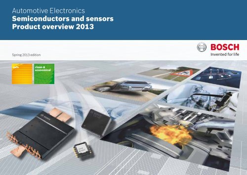 Product catalog spring 2013 - Bosch Semiconductors and Sensors