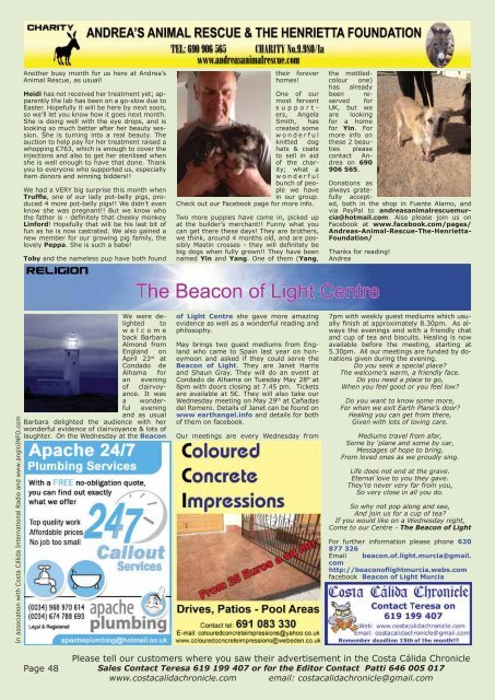 May 2013 - Costa Calida Chronicle