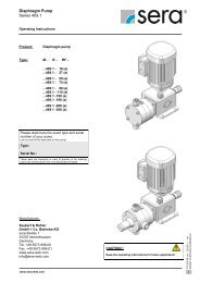 Diaphragm pump Series M/R/RF409.1-18e...360e - Seybert ...