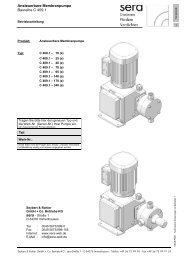 Ansteuerbare Membranpumpe Baureihe C 409.1 - Seybert & Rahier ...