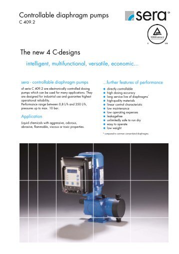 Data sheet Diaphragm Pumps C4xx.2_cUL - Seybert & Rahier ...