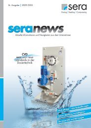 sera News 2009 - Seybert & Rahier GmbH + Co. Betriebs-KG