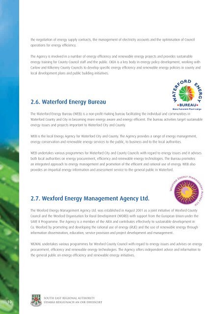 Bioenergy Implementation Plan - South-East Regional Authority