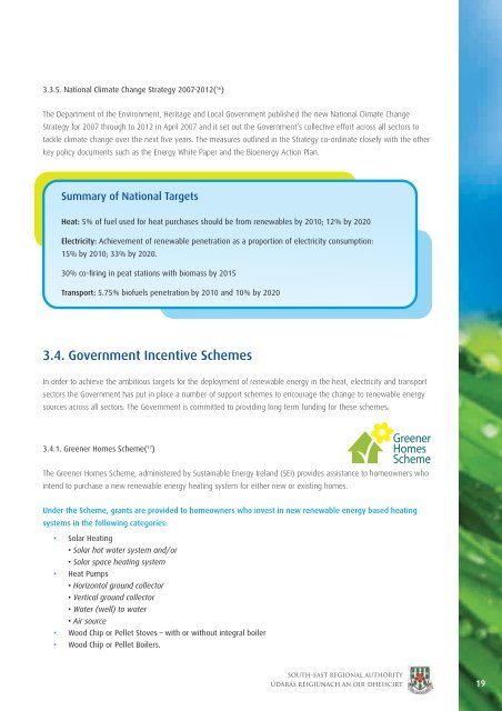 Bioenergy Implementation Plan - South-East Regional Authority