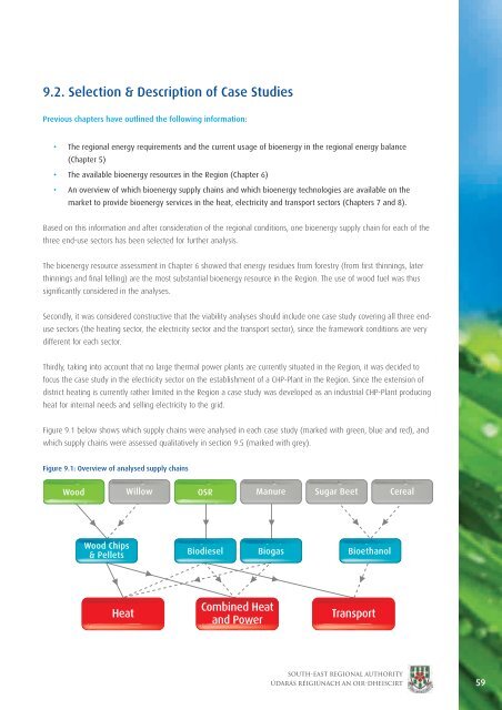 Bioenergy Implementation Plan - South-East Regional Authority