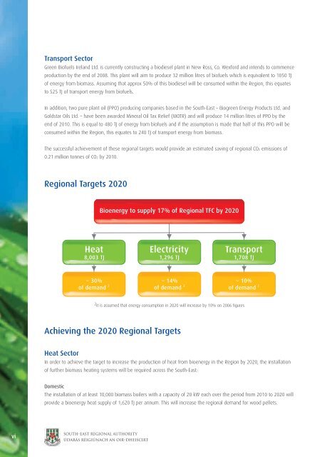 Bioenergy Implementation Plan - South-East Regional Authority