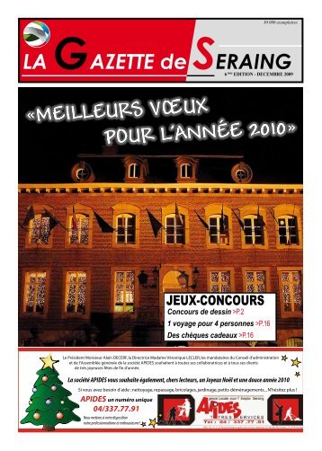 Â«Meilleurs vÅux pour l'annÃ©e 2010Â» - Seraing