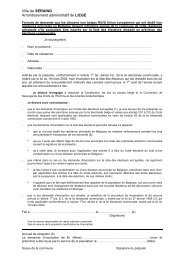 Formulaire de demande pour citoyens non belges - HORS ... - Seraing