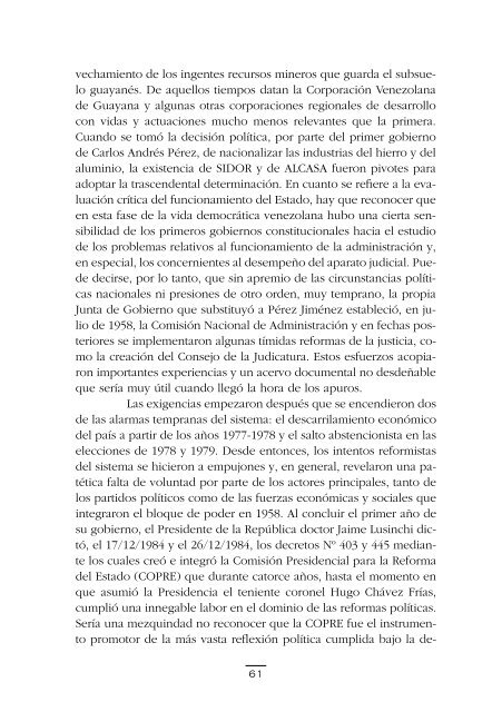 Venezuela destino incierto. Para comprender lo que pasa hoy en el ...