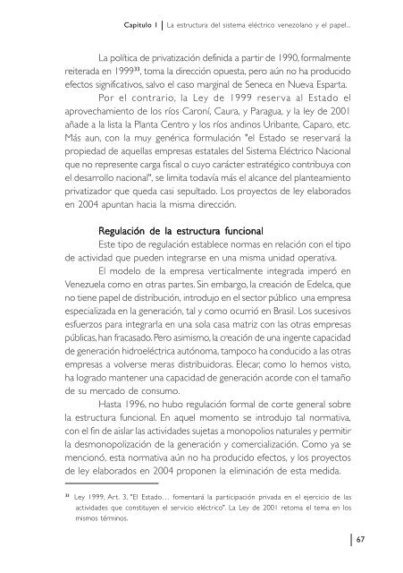 Historia de la regulación eléctrica en Venezuela - Universidad de ...