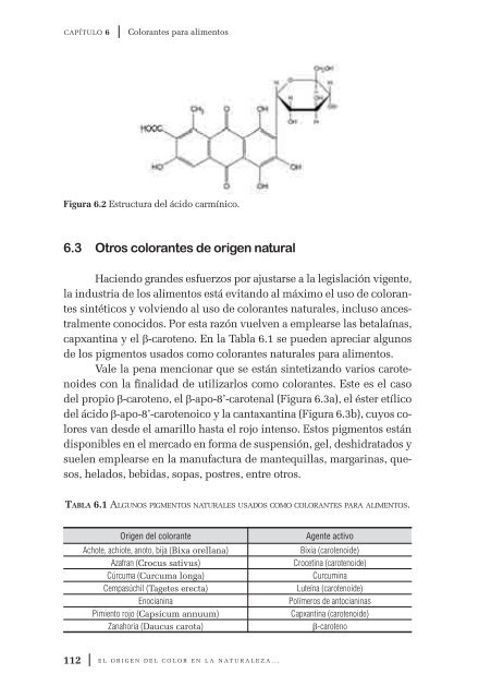 El origen del color en la naturaleza. Una introducción a la química ...