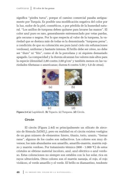 El origen del color en la naturaleza. Una introducción a la química ...