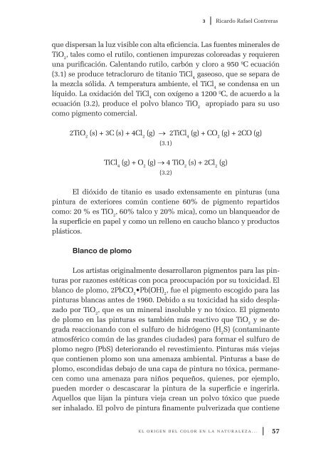 El origen del color en la naturaleza. Una introducción a la química ...