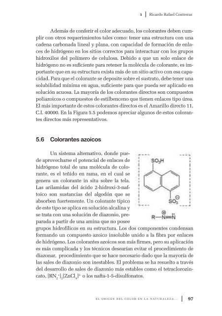 El origen del color en la naturaleza. Una introducción a la química ...