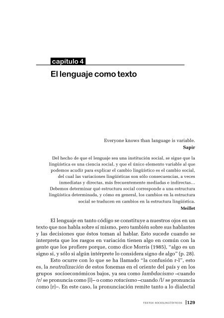 Textos sociolingüísticos - Universidad de Los Andes