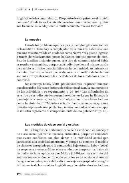 Textos sociolingüísticos - Universidad de Los Andes