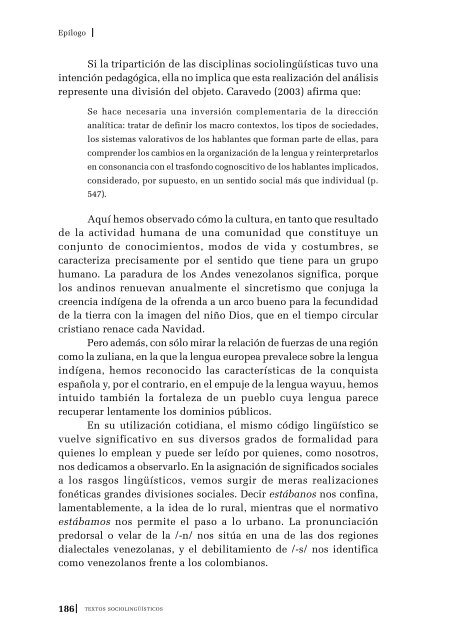 Textos sociolingüísticos - Universidad de Los Andes