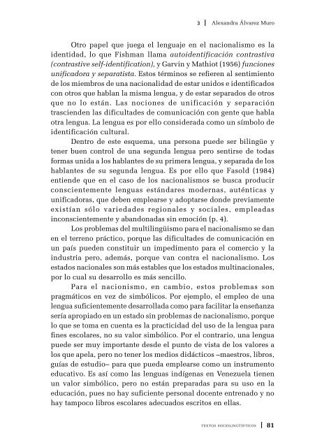 Textos sociolingüísticos - Universidad de Los Andes