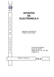 APUNTES DE ELECTRONICA II ULA