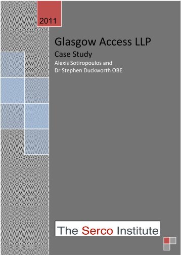 Glasgow Access LLP Case Study - Serco