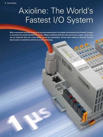 Phoenix Contact Axioline: the world's fastest I/O system - sercos