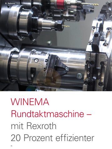 WINEMA Rundtaktmaschine â mit Rexroth 20 Prozent ... - sercos