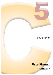 C5 Client User Manual - Serendipity Software