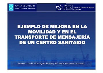 Ejemplo de mejora en la movilidad y en el transporte de ... - Serglo