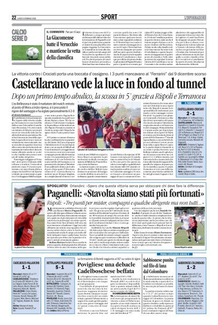 18/02/2008 Campionato 24a Giornata - serie d news