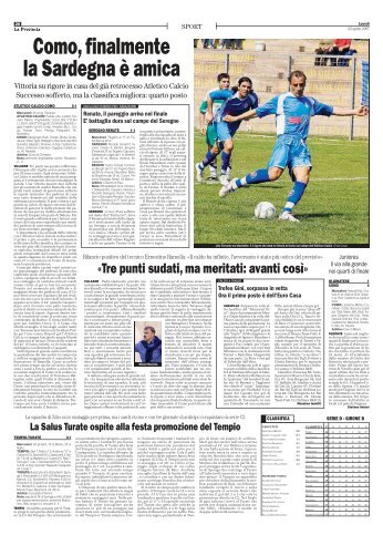 23/04/2007 Campionato 31a Giornata: Girone B - serie d news