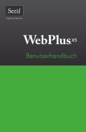 WebPlus X5 Benutzerhandbuch - Serif