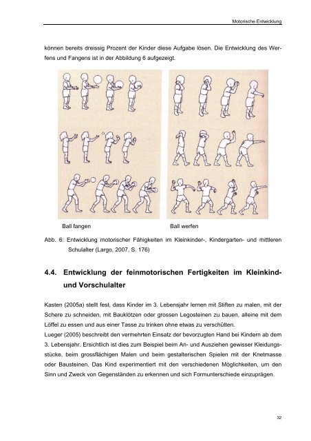 Psychomotorische Angebote für 2 bis 4-jährige Kinder zur - BSCW