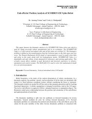 End-effector Position Analysis of SCORBOT-ER Vplus Robot - SERSC