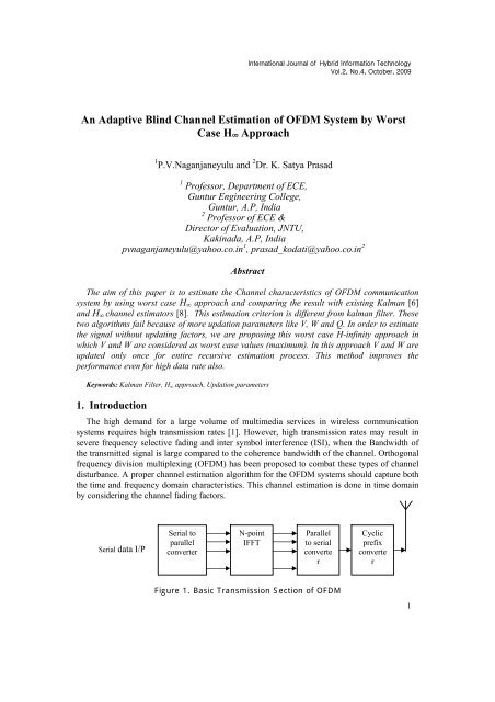 An Adaptive Blind Channel Estimation of OFDM System by ... - SERSC