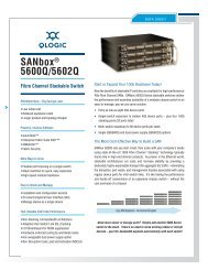 Data Sheet - SANbox 5600Q/5602Q - Additional Design