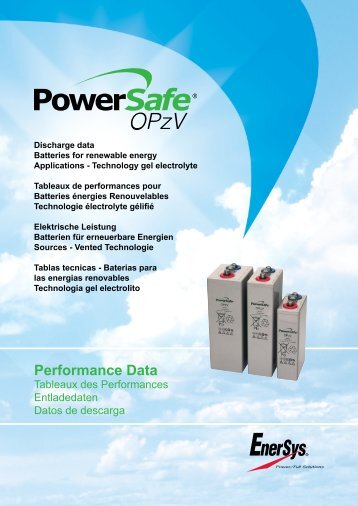 Performance Data - Enersys - EMEA