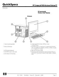 HP Compaq dx7400 Microtower Business PC - Anida