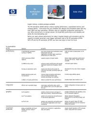 hp workstation j6700 data sheet - Server-Unit