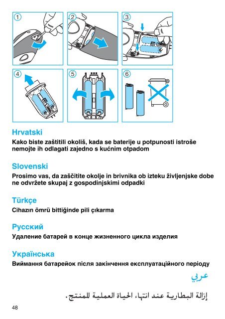 Type 5729 - Braun Consumer Service spare parts use instructions ...