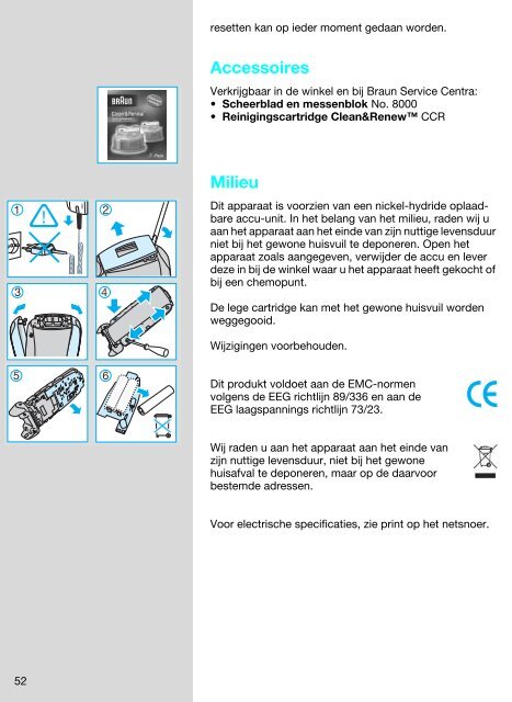 8990, 8985 360°Complete - Braun Consumer Service spare parts ...