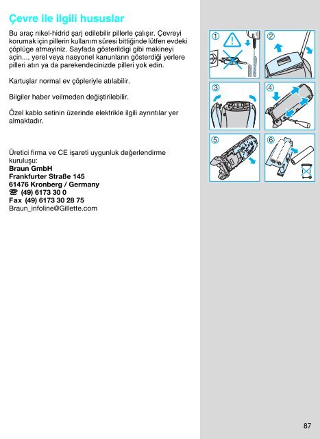 8990, 8985 360°Complete - Braun Consumer Service spare parts ...