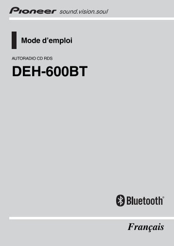 DEH-600BT - Service.pioneer-eur.com - Pioneer