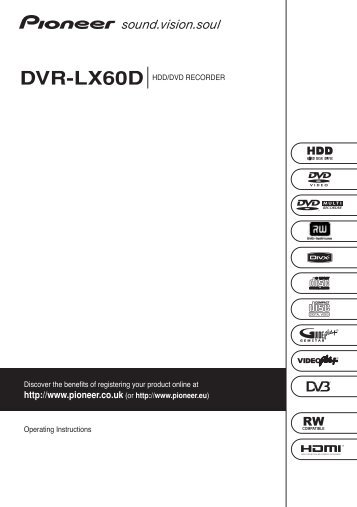 DVR-LX60D - Service.pioneer-eur.com - Pioneer