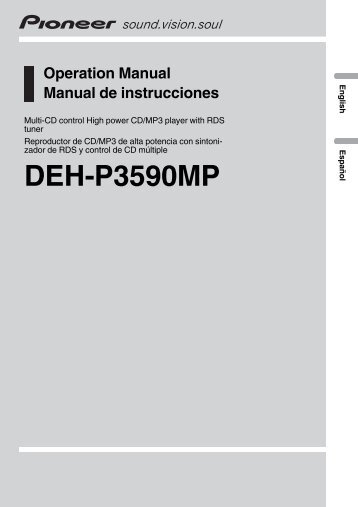 DEH-P3590MP - Service.pioneer-eur.com - Pioneer