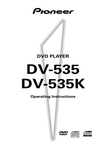 DV-535 DV-535K - Service.pioneer-eur.com - Pioneer
