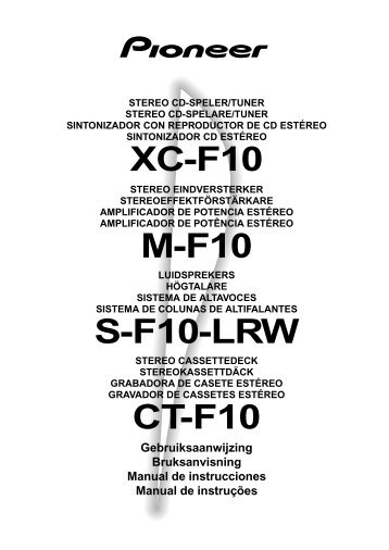 XC-F10 M-F10 S-F10-LRW CT-F10 - Service.pioneer-eur.com ...