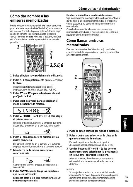 de handleiding - Service.pioneer-eur.com - Pioneer